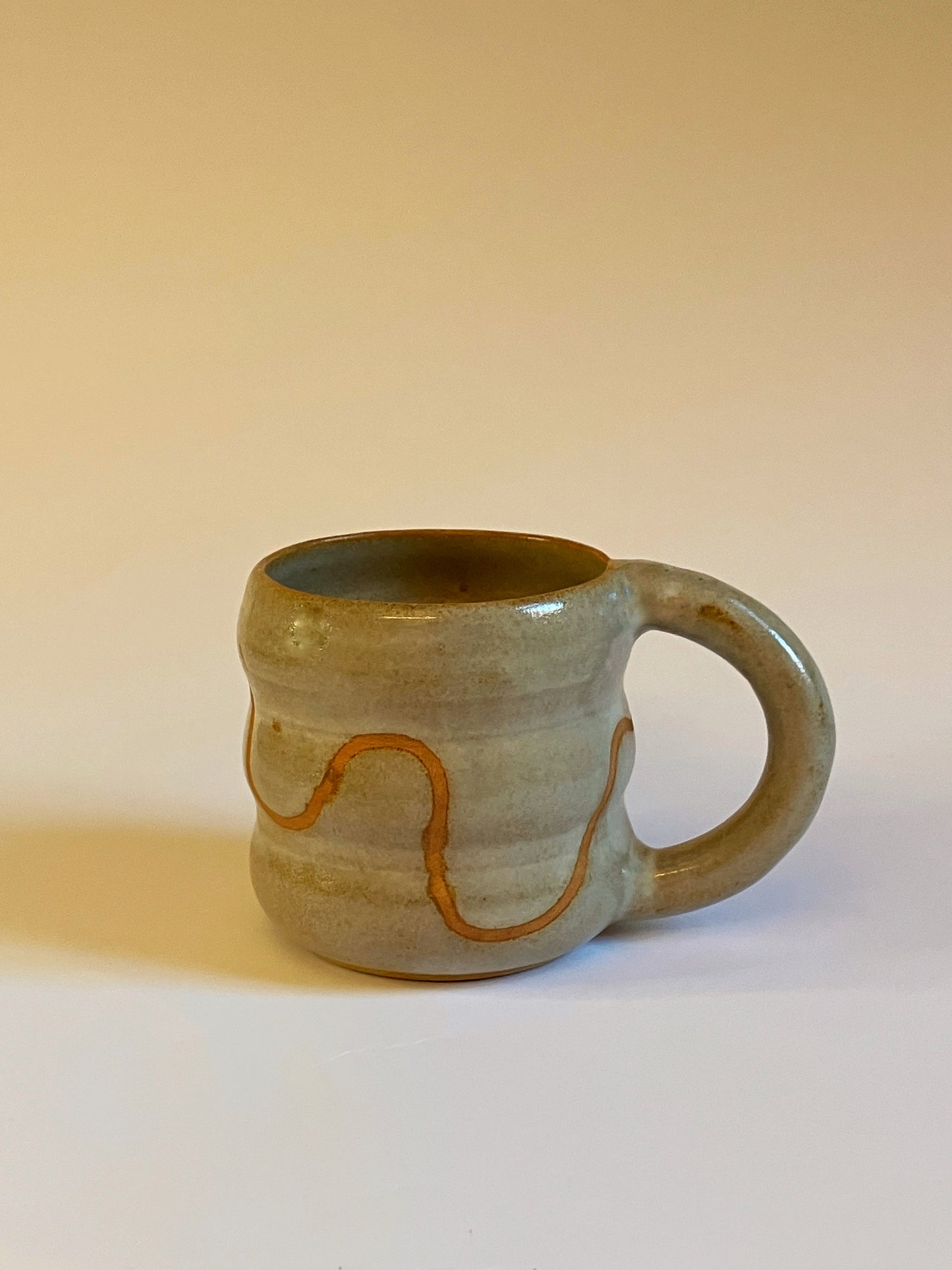 bubble mug - rustic squiggle