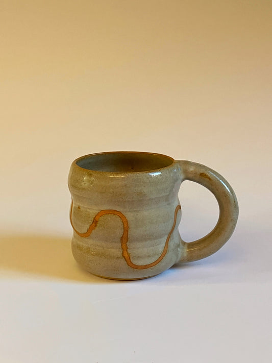 bubble mug - rustic squiggle