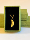 ceramic banana necklace