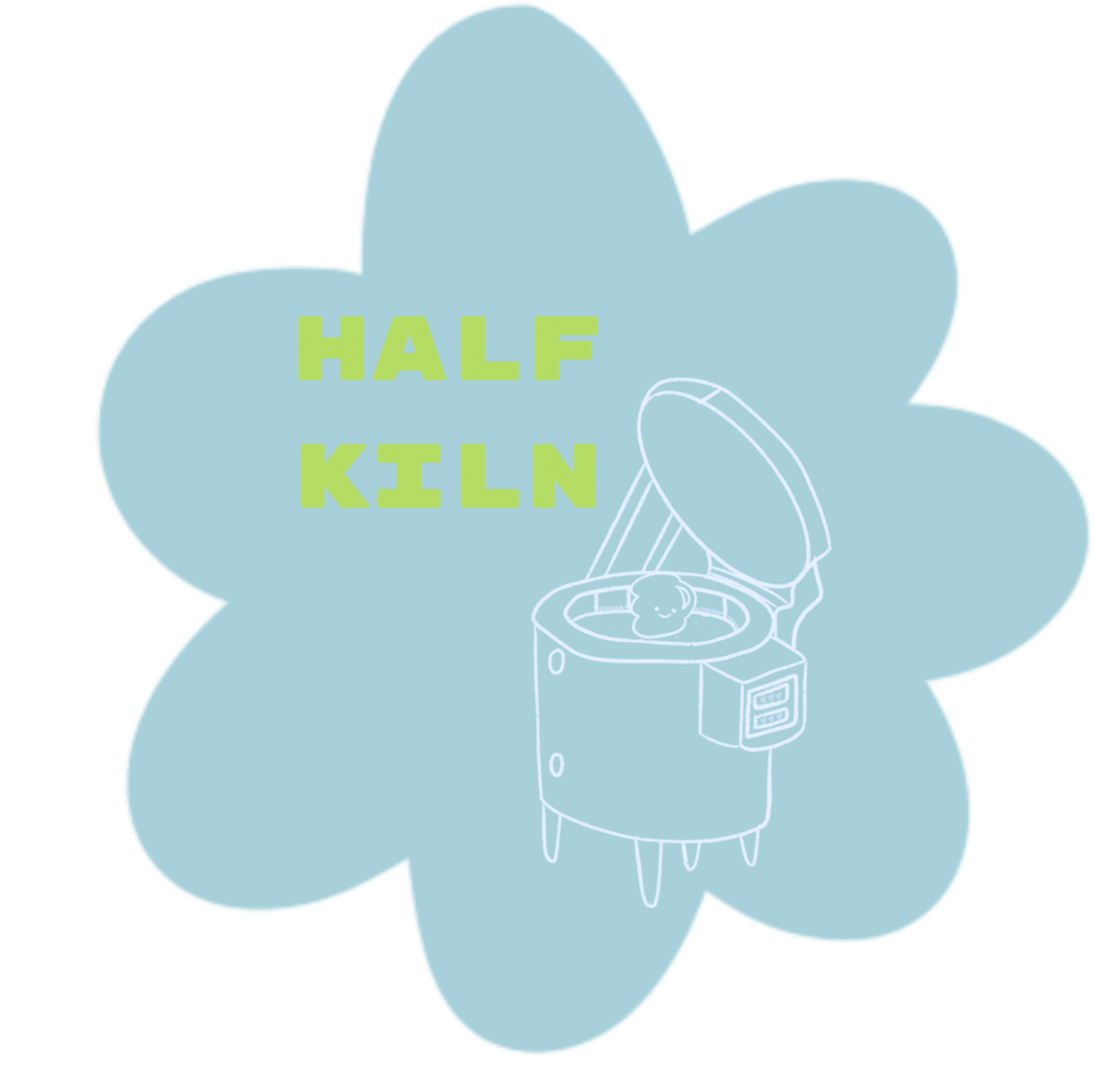 Kiln rental — half kiln